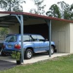 Double Garage with Roof Extenion