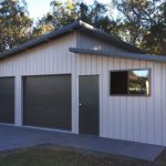Double Skillion Garage with Eaves